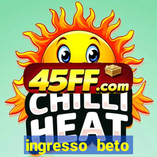 ingresso beto carrero com desconto